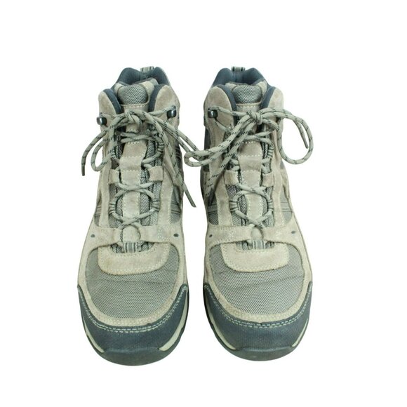 LL Bean Trail Model 4 Brown Suede Lace Up Waterproof Hiking Boots Size 10 Wide main image 6